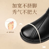 信诺真皮舒适妈妈棉鞋女2023新款冬季加绒中老年奶奶皮鞋老人短靴23M681-1D 商品缩略图2