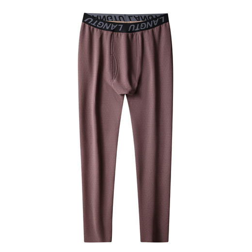 【新款DSF】大依优型大码男装德绒保暖裤弹力加绒舒适保暖秋裤居家内衣 商品图1