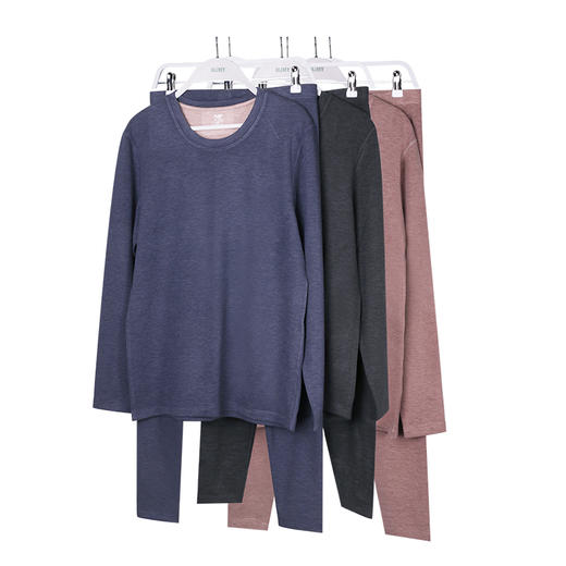 美季美优G男士蚕丝羊绒圆领套装B346202 商品图4