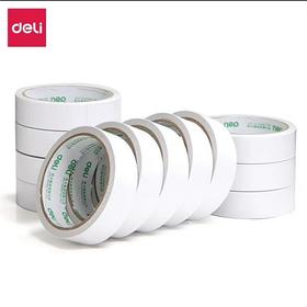 【TXD】双面胶 宽24mm  得力  smj24  12卷/筒  12筒/箱
