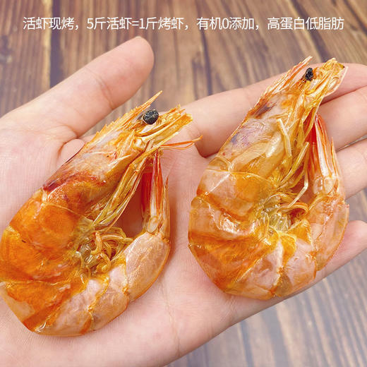 包邮【厂商直发】渤海水产盐田有机烤虾 300g/盒*3个大饱满活虾现烤 商品图2