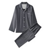 【法兰绒纯色家居服】法兰绒家居服纯色全棉情侣绒布厚款秋冬睡衣简约素色 商品缩略图5