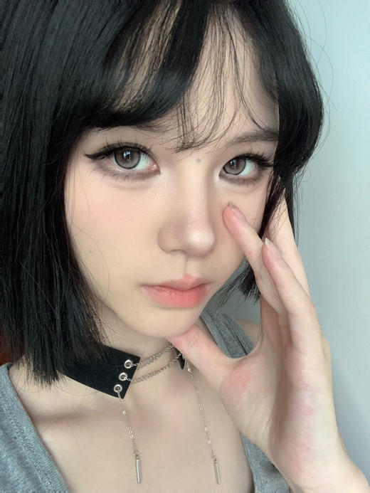 月抛 Lolilook 小竹奶茶 14.2 着色13.6 黑棕 商品图2