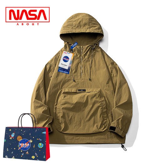 「男女同款！三款配色」NASA潮牌外套冲锋衣男三合一女款可拆卸秋冬季新款机能登山服夹克上衣 商品图2