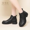 信诺真皮软底短靴2023新款秋冬季加绒软皮软面中年妈妈鞋马丁靴女23M178-3D 商品缩略图5
