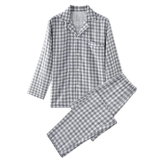 特惠 100%全棉睡衣男女套装开衫     A-5221   良品 商品图9