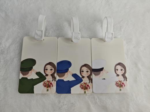 【军恋行李牌】创意装饰旅行箱吊牌挂牌防丢牌情侣行李牌y 商品图5
