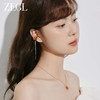 ZEGL设计师枫林晚系列枫叶流苏耳夹女无耳洞耳骨夹长款不对称耳饰 商品缩略图1
