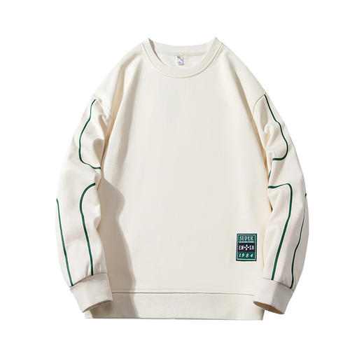 「数色可选！加不加绒两款」NASA联名卫衣 男士秋冬季新款潮牌男士圆领加绒加厚美式长袖卫衣潮上衣 商品图4