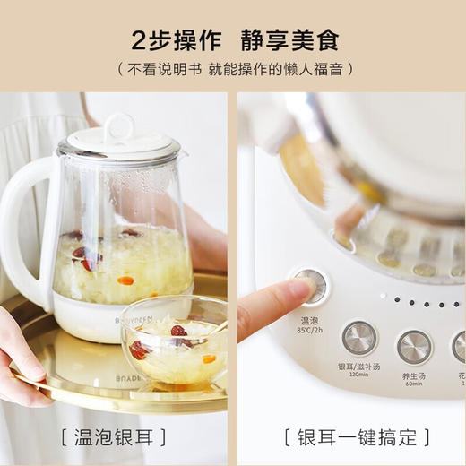 【小家电】北鼎 多功能家用养生壶 HF 商品图2