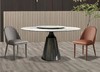 餐桌/餐椅简桌面岩板加碳素钢底座[免费送装，偏远地区除外] (餐椅颜色下单请联系客服) 商品缩略图2