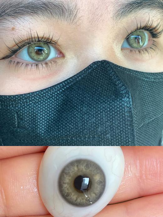 Leenscolor年抛系列印巴虹膜棕美瞳 | 直径14.0着色直径13.3 | 韩国产 商品图5