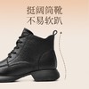 真皮加绒保暖妈妈短靴2023新款冬季马丁靴中年软底休闲防滑女棉鞋23M583-3H 商品缩略图4