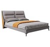 欧瑞驰 床 现代极简 进口头层黄牛皮实不边板/10分钢木排骨架[免费送装，偏远地区除外] 商品缩略图0