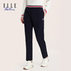 ELLE Active 【明线烟管裤 天丝透气】针织长裤小直筒裤修身时尚女裤 商品缩略图0