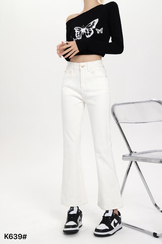 女牛仔微叭裤K639 商品图1