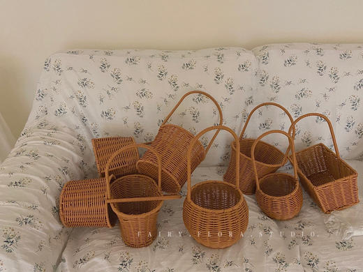 【琳琅】仿藤编织花篮全系列/ 超多款式哦 商品图1