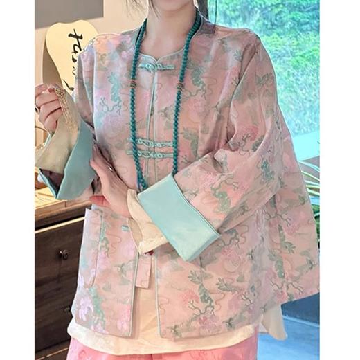 裁缝学苑AQ211茶服新中式唐装纸样女装中国风盘扣上衣服装打板图 商品图2