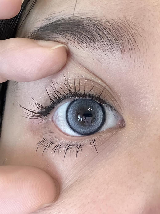 Doragina 云朵绒绒 年抛 两片 14.2mm 参考着色 13.5mm 基弧 8.6 含水 38% 韩国进口 商品图2