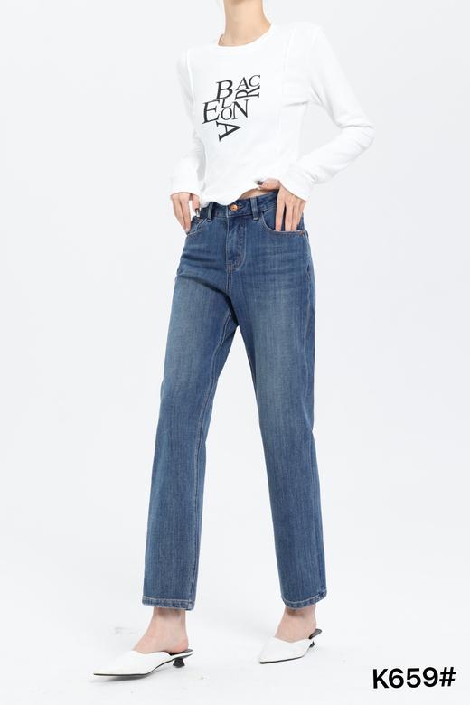 女牛仔烟管裤K659 商品图5