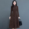 时尚加绒连衣裙，打底裙蕾丝网纱裙QYM-TYH-229092-Y 商品缩略图5