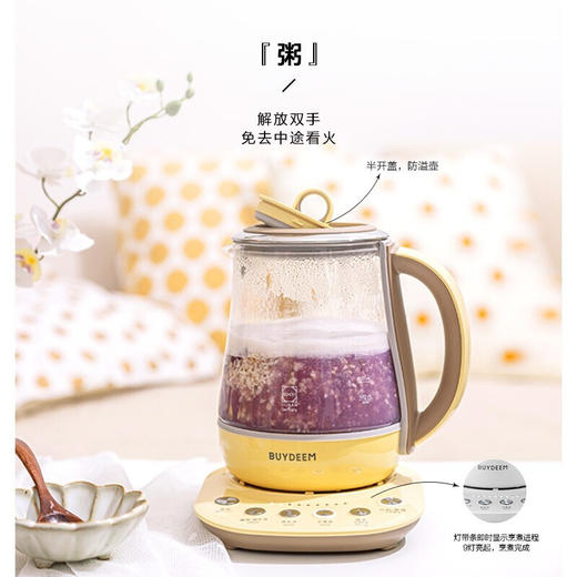 【小家电】北鼎 多功能家用养生壶 HF 商品图5