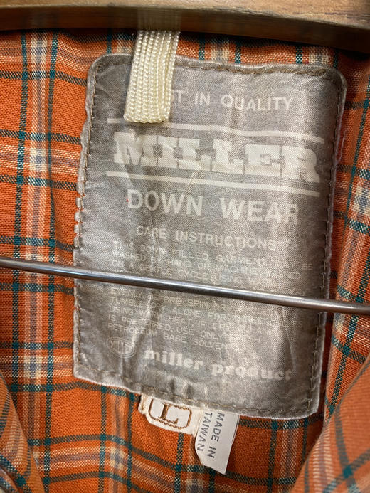 80-90年代 Vintage MILLER 台湾制 羽绒外套_DJK(L) 商品图2
