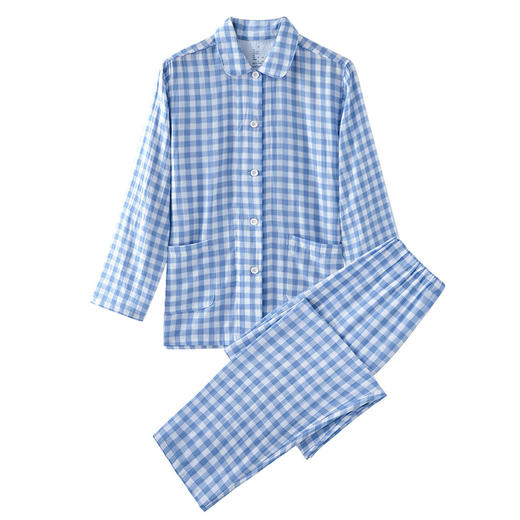 特惠 100%全棉睡衣男女套装开衫     A-5221   良品 商品图4