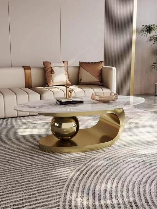 欧瑞驰几简 11mm岩板+底板+201不锈钢 电镀封釉(金)[免费送装，偏远地区除外] 商品图4