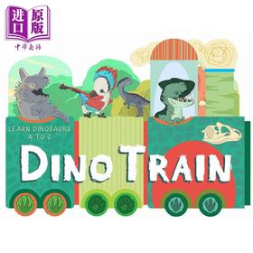 【中商原版】异形书 恐龙火车 Dino Train 英文原版 儿童纸板书 早教认知识物 动物绘本图画书 进口低幼童书 亲子读物3-5岁