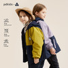 【微拒水 山系加绒冲锋衣】儿童拼色保暖加绒冲锋衣外套PQWT2322 商品缩略图0