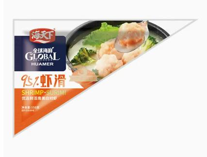 海天下 冷冻95%虾滑 袋装 轻食 海鲜水产火锅食材 150g*2（商） 商品图0