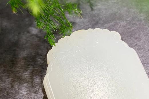 【御珠宫坊·传承系列】羊脂白玉子料无事牌 商品图1