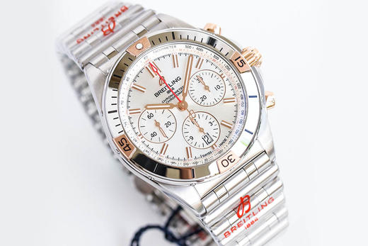 GF厂百年灵机械计时系列间玫瑰金款复刻手表一比一手表n厂c厂zf厂vs厂noob厂clean厂测评 商品图5