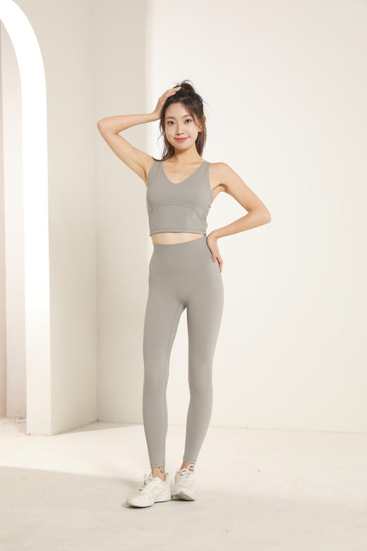 《福利款》哈瓦塔新款裸感瑜伽服夏季速干暴汗服6.0 H320128 商品图6