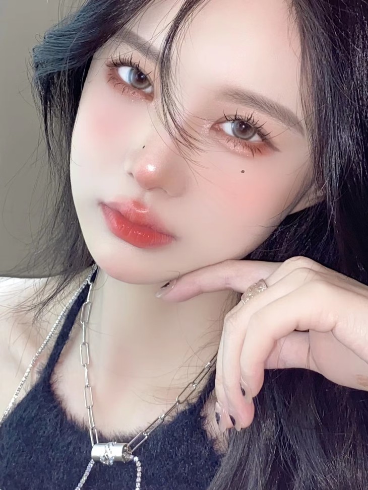 FLOWERCOLOR 年抛隐形眼镜 狗狗眼灰 14.2mm 1副/2片 左右度数可不同-VVCON美瞳商城34