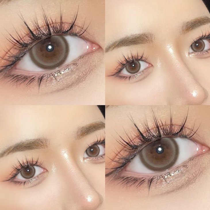 FLOWERCOLOR 年抛隐形眼镜 狗狗眼灰 14.2mm 1副/2片 左右度数可不同-VVCON美瞳商城13
