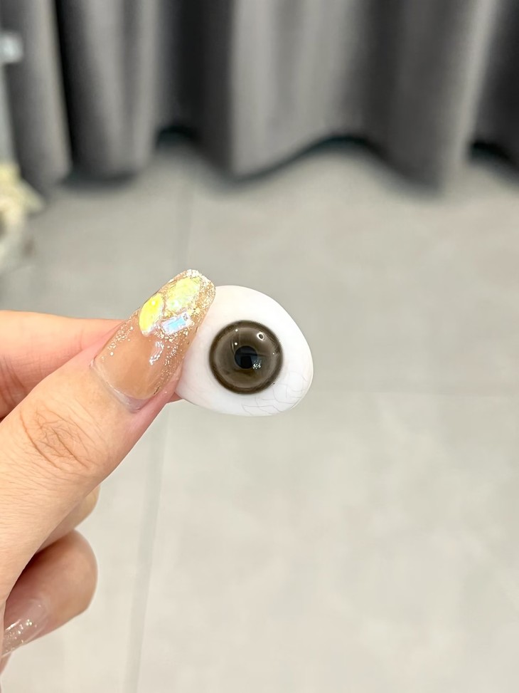 FLOWERCOLOR 年抛隐形眼镜 狗狗眼灰 14.2mm 1副/2片 左右度数可不同-VVCON美瞳商城7