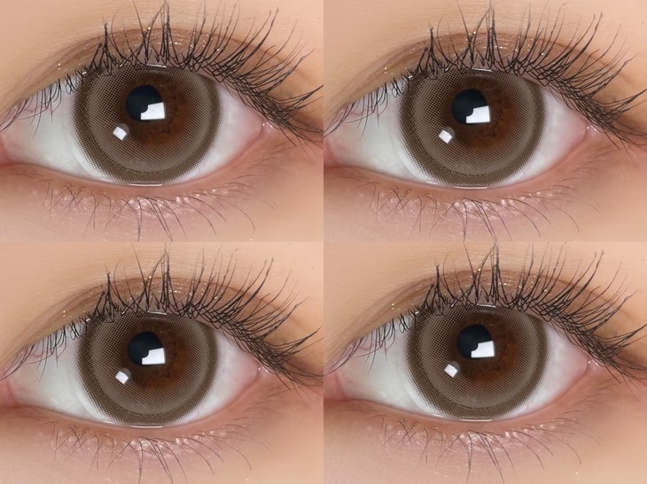 FLOWERCOLOR 年抛隐形眼镜 狗狗眼灰 14.2mm 1副/2片 左右度数可不同-VVCON美瞳商城12