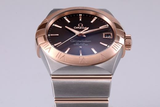 揭秘VS厂欧米茄星座系列间玫瑰金棕色表盘做工真的有大家说的那么好吗？复刻手表一比一手表n厂c厂zf厂vs厂clean厂noob厂测评 商品图2