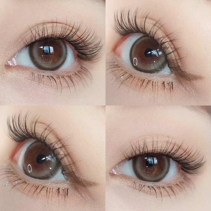 FLOWERCOLOR 年抛隐形眼镜 狗狗眼灰 14.2mm 1副/2片 左右度数可不同-VVCON美瞳商城11