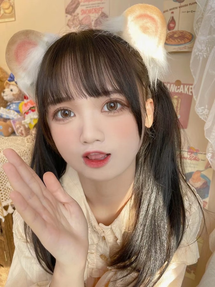 FLOWERCOLOR 年抛隐形眼镜 狗狗眼灰 14.2mm 1副/2片 左右度数可不同-VVCON美瞳商城24