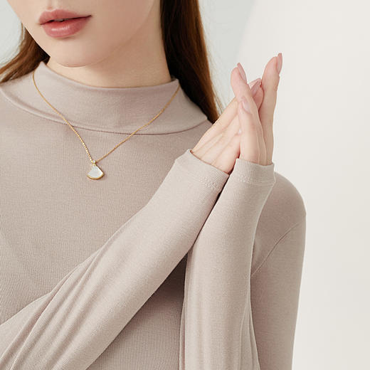 雅黛丽打底衫2023新款秋冬百搭修身针织上衣半高领保暖长袖可外穿 商品图2