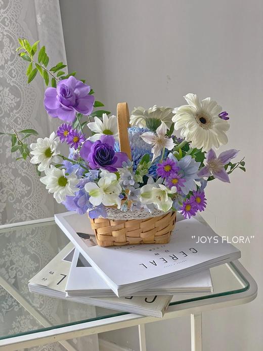 *【琳琅】迷你方形花篮（13*13*24cm） 商品图6