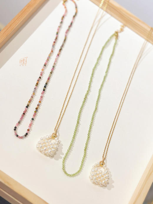 “包治百病”珍珠彩宝多用项链 商品图2
