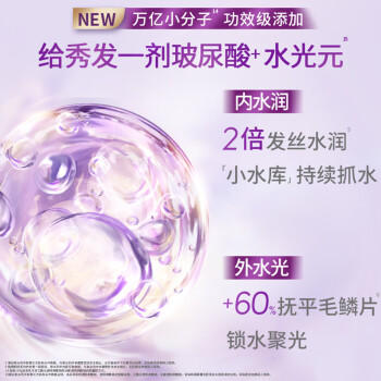力士（LUX）【柔顺留香】水润丝滑玻尿酸洗发水750g 干枯毛躁发质 柔顺留香 商品图6