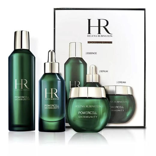 HR赫莲娜绿宝瓶三件套装新肌水200ml+绿宝瓶精华50ml+绿宝瓶面霜50g 水润保湿修护，老版是滴管 商品图0
