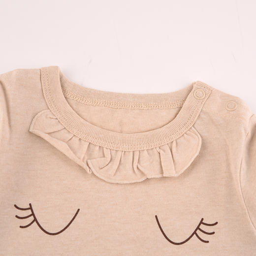 棉果果春秋款新疆彩棉男童女童 套头T恤M121140119009 商品图1