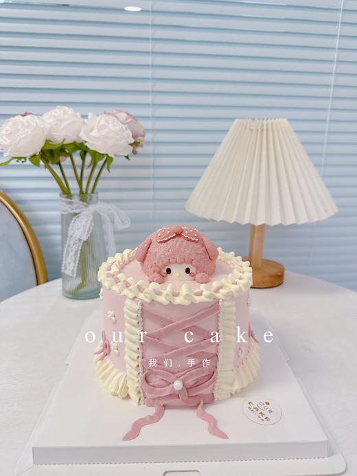 三丽鸥小羊piano小动物复古卡通蛋糕（建议选水果夹心，以免高度不足）-低糖处理无添加 商品图0