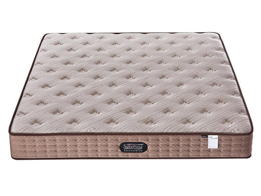 美国席梦思 Sweetsoul 床垫 竹纤维小猫面料 天然胶+环保棉+舒柔海绵 碳钢连锁弹 软硬适中 热卖款[免费送装，偏远地区除外] 商品图2